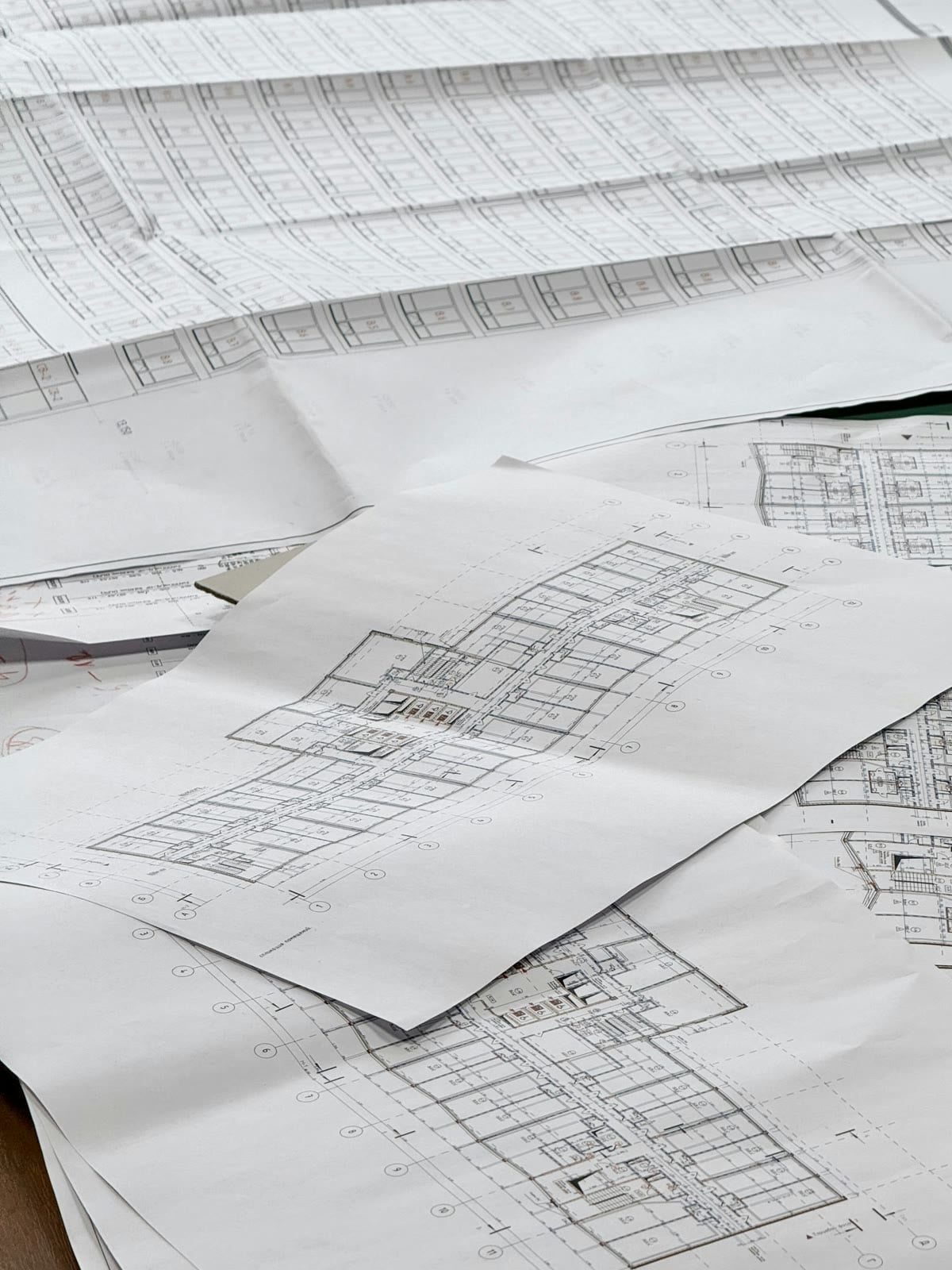Engineering drawings for a new recycling facility