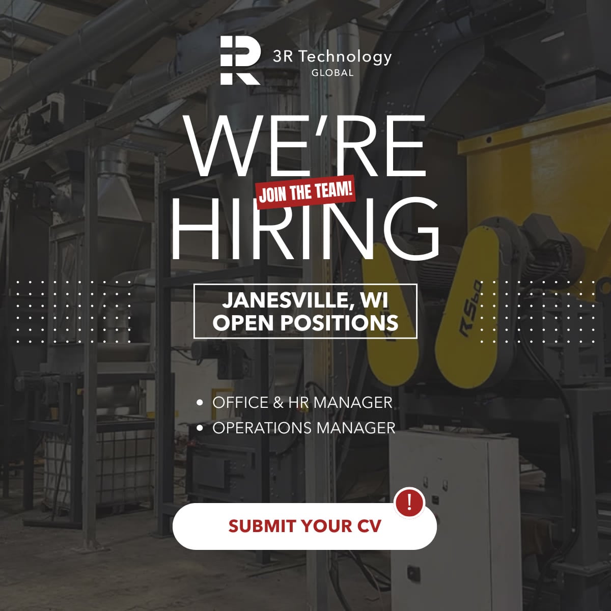 We're Hiring in Janesville: Two Key Roles to Power Our US Expansion