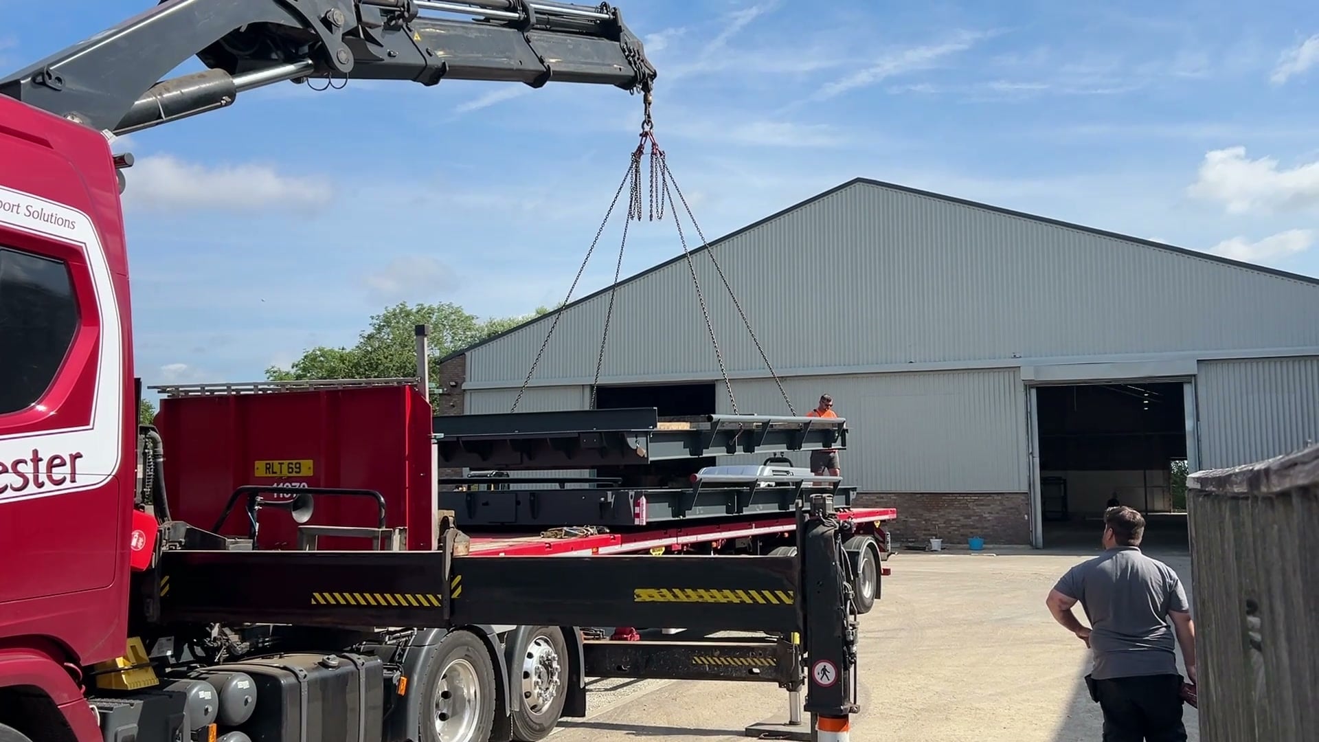 Oxford Is Being Set Up. The Weighbridge Goes In First.