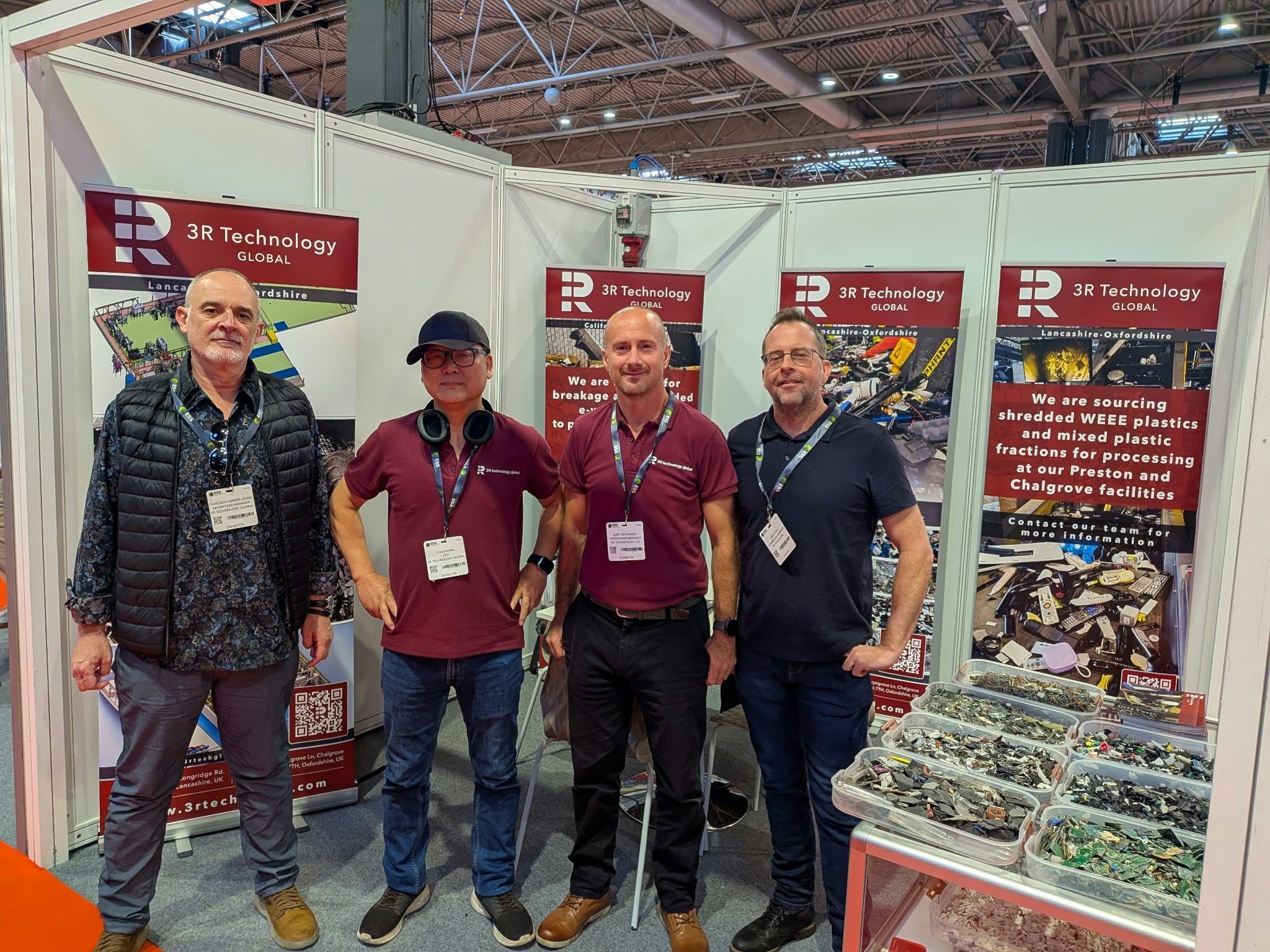 The 3R Technology Global team at booth ME-C230, Resource & Waste Management Expo